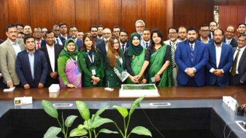 সাসটেইনেবল ব্যাংকের স্বীকৃতি উদযাপন করলো এনসিসি ব্যাংক