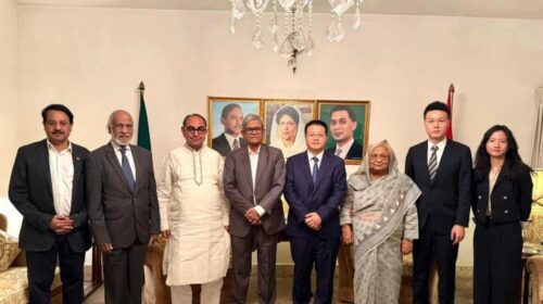 বিএনপি মহাসচিবের সাথে চীনের রাষ্ট্রদূতের সৌজন্য সাক্ষাৎ