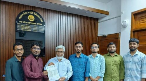 শাবিতে জুলাই কর্নার স্থাপনসহ চার দফা দাবিতে শিবিরের স্মারকলিপি